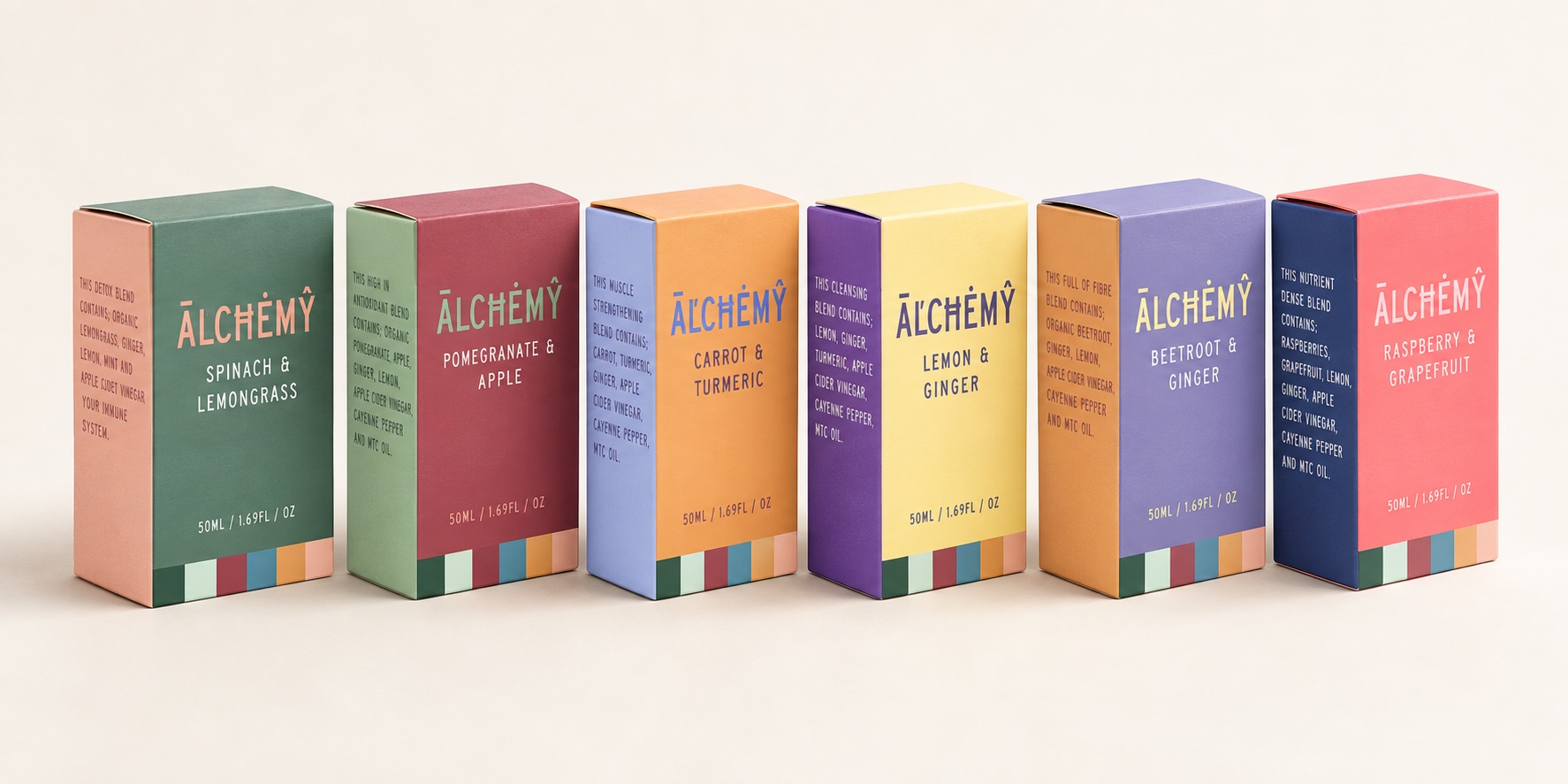 Alchemy boxes for all six flavours