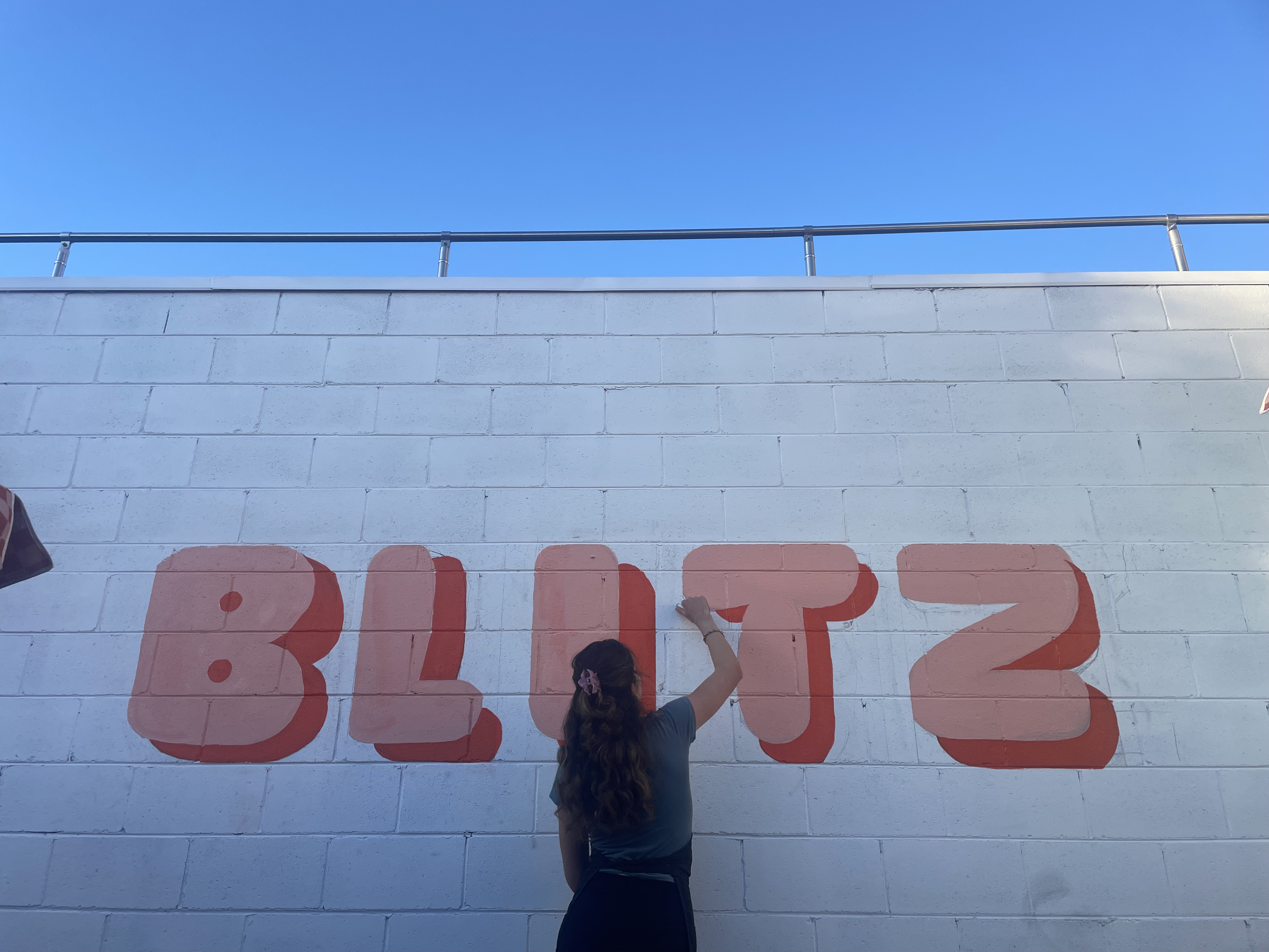 Blitz Bar mural in the venue