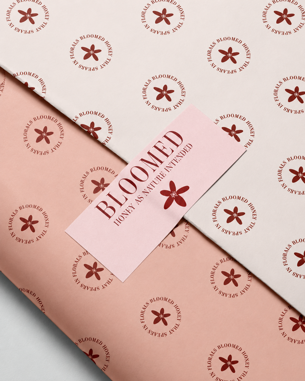 Bloomed wrapping paper
