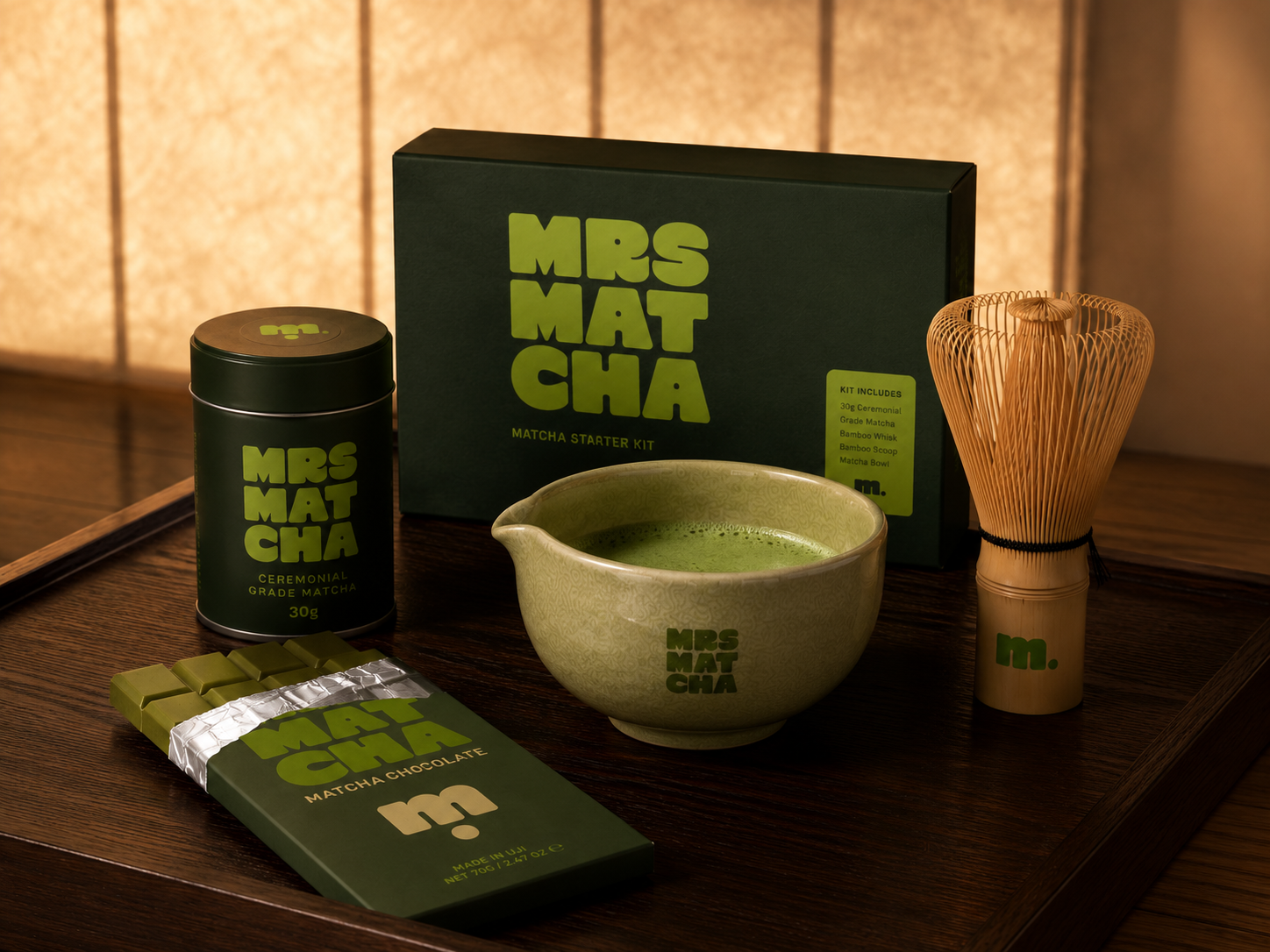 Mrs Matcha full product range
