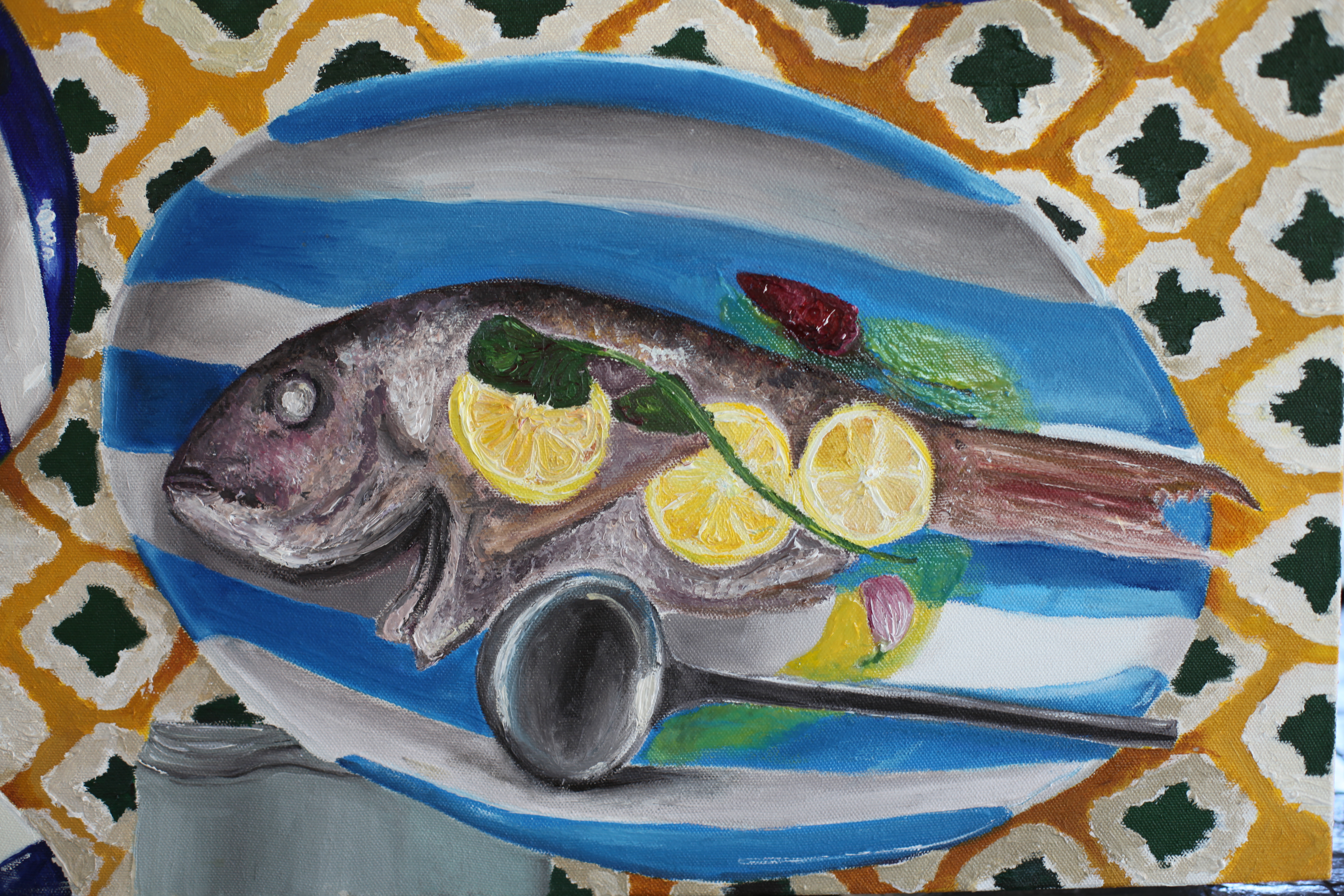 Artwork two wide detail